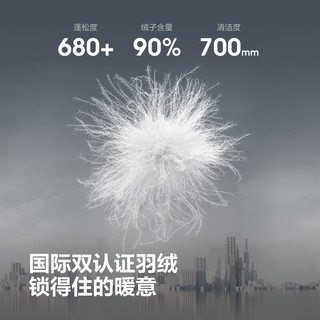 波司登（BOSIDENG）25羽绒服短款男女款90绒时尚运动加厚连帽保暖面包服 杏仁白8H30 4XL 190/108A 体重约170-180斤