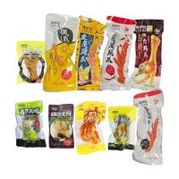 来伊份卤味凤爪500g弹力鸡爪包装即食零食微辣鸡肉鸡翅来一份
