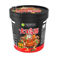 稻花香火鸡面网红方便面酱料干拌面炸酱面韩式超级变态辣1桶装 韩式甜辣火鸡面1桶
