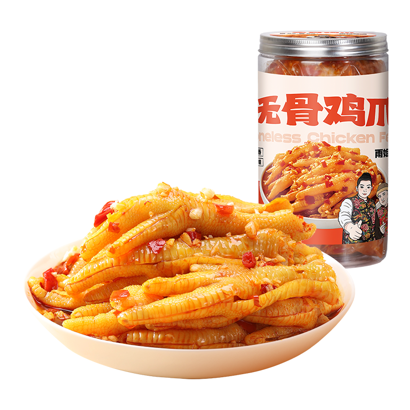 忆小萌 小萌 蒜香/柠檬酸辣无骨鸡爪1000g脱骨凤爪
