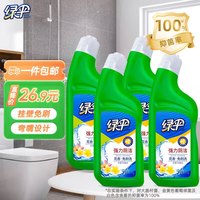绿伞 EVER GREEN 强力厕洁 洁厕液 500g*4瓶 厕所马桶除臭去味