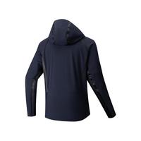 安踏水壳冲锋衣丨大地之壳3.0防风防暴雨户外潮流冲锋衣男登山服外套 宙斯蓝-3 XL(男180)