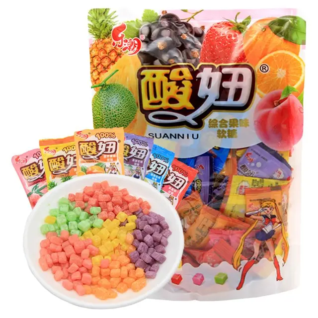 酸妞 混合口味软糖喜糖果310g/袋8090后怀旧休闲网红小零食qq糖