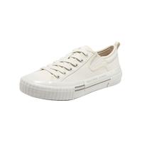 SKECHERS 斯凯奇 帆布鞋四季圆头系带绑带日常低帮平跟耐磨女鞋155660