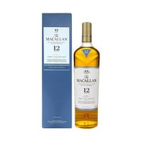 麦卡伦（MACALLAN）7-PLUS麦卡伦单一麦芽威士忌12年15年18年1824雪莉桶蓝钻双桶三桶 麦卡伦12年黄金三桶750ml