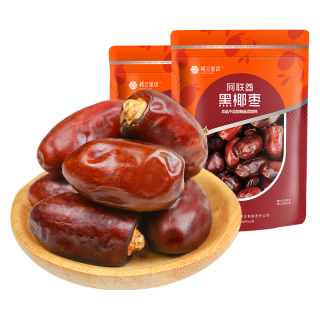 楼兰蜜语 HONEY WEST 阿联酋黑椰枣600g伊拉克大椰枣迪拜进口蜜枣红枣果干零食