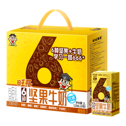 旺旺 早餐奶搭档 坚果牛奶礼盒  礼盒装 125mL 16盒