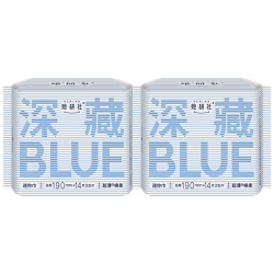 她研社 深藏BLUE姨妈巾日用 28片