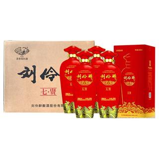 刘伶醉 七贤 52%vol 浓香型白酒 500ml 单瓶装