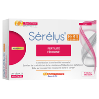 Serelys Ferti Woman活性叶酸复合维生素补铁维生素b12女性备孕怀孕多维营养补充 女士活力营养胶囊30粒/盒