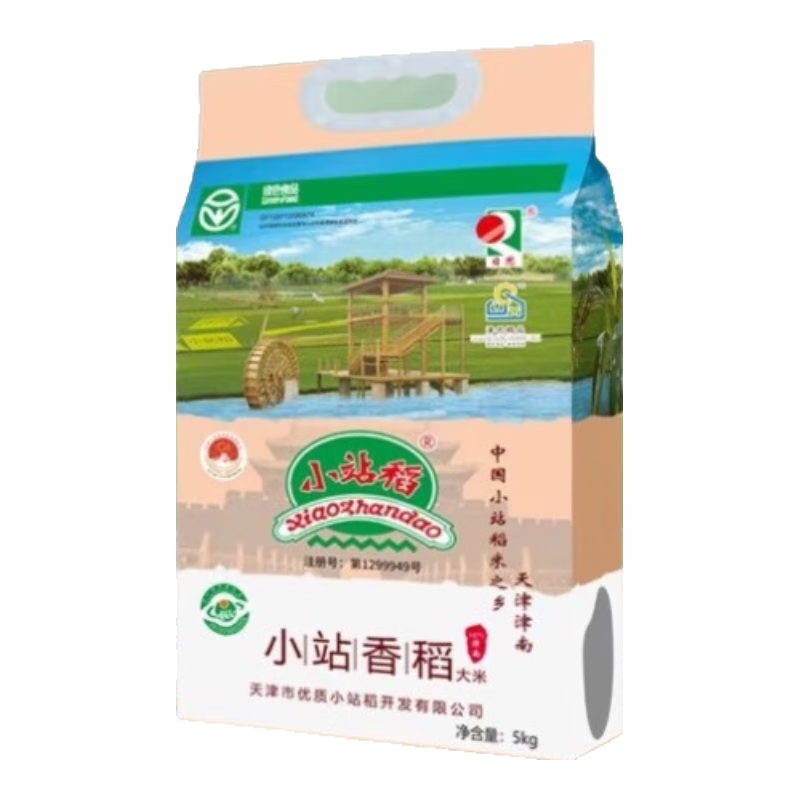  xiaozhandao/小站稻 新米 粳米  袋装 1袋 5kg