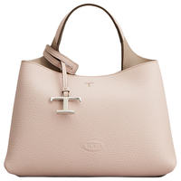 托德斯TOD'S【秋冬特惠】TOD'S女士迷你皮革手提包托特包 粉色