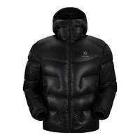 KAILAS凯乐石5000GT雪山羽绒服男女1000蓬鹅绒保暖防风户外加厚面包服 玄铁黑KG2443148 M