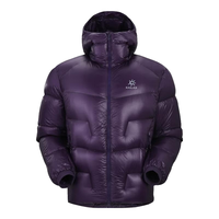 KAILAS凯乐石5000GT雪山羽绒服男女1000蓬鹅绒保暖防风户外加厚面包服 玄幽紫KG2443148 S