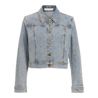 ELLASSAY歌力思春夏烫钻棉感牛仔短外套女EWD351N00800