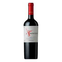 MONTES 蒙特斯 蒙特斯酒庄空加瓜谷干型红葡萄酒 2019年 750ml