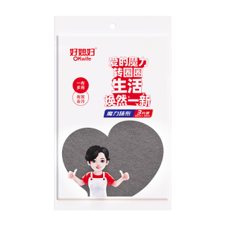 好媳妇 魔力抹布30*20cm3片装 擦玻璃神器擦玻璃抹布无水印专用无水痕