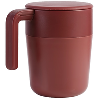 Kinto日本进口咖啡随手杯茶咖两用双层咖啡过滤壶随行杯子 茶/咖啡两用杯 260ml 绿