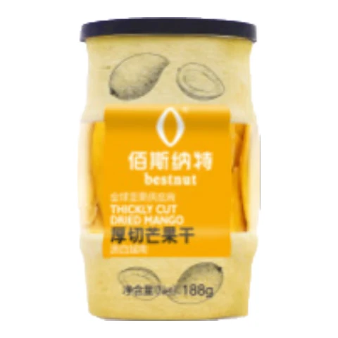 佰斯纳特（bestnut） 芒果干 越南进口厚切芒果片大块果肉罐装蜜饯果干休闲零食小吃特产年货 大片厚切188g/罐