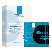 理肤泉LA ROCHE-POSAY 特安面膜+清痘面膜10片套装祛痘保湿修护敏感肌