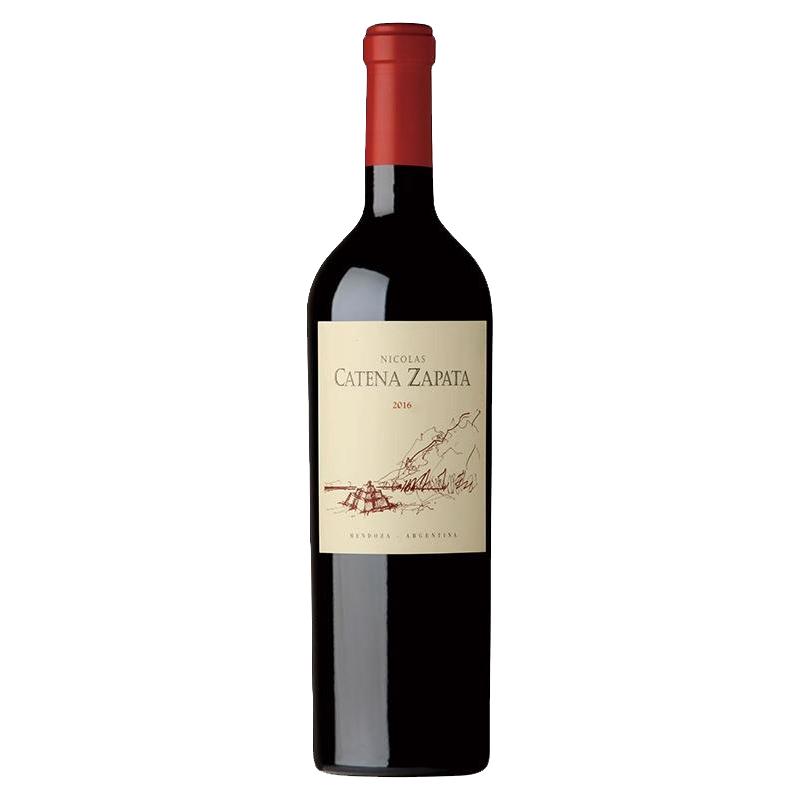 阿根廷膜拜酒王 Catena Zapata Nicolas卡帝娜尼古拉斯干红葡萄酒