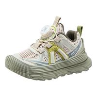 天美意男童运动鞋2024春秋儿童透气旋钮扣中大童轻便跑步鞋子