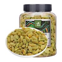 一品玉 新疆特产 蜜饯果干 休闲零食 绿香妃葡萄干400g/罐