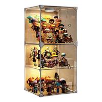 蔻丝 Coleshome全透明手办展示柜乐高展示架玩具收纳盒家用模型盲盒高达陈列展柜