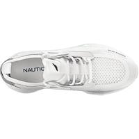 NAUTICA/诺帝卡男鞋子网面透气运动休闲小白鞋椰子鞋