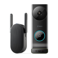 360 可视门铃5 Max 双摄像头 400万像素 无线Wi-Fi 智能门铃