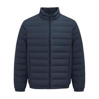 雪中飞秋冬男士立领轻薄羽绒服休闲短款鸭绒保暖羽绒服百搭 朱墨灰|8C83 XL /180/100A