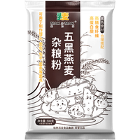 西麦五黑燕麦杂粮粉 高蛋白质膳食纤维低脂轻食 包子馒头面粉 500g/袋