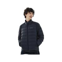 坦博尔2025年轻薄羽绒服男短款立领简约休闲运动保暖外套TA5330257D 黑色 2XL (185)