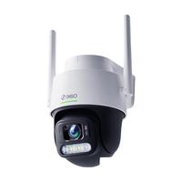  360 智能全彩夜视 室外监控摄像机+延长线+警示牌  128GB