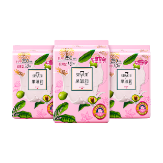 88VIP：七度空间 蔓越莓红宝石极薄日用卫生巾250mm*30片