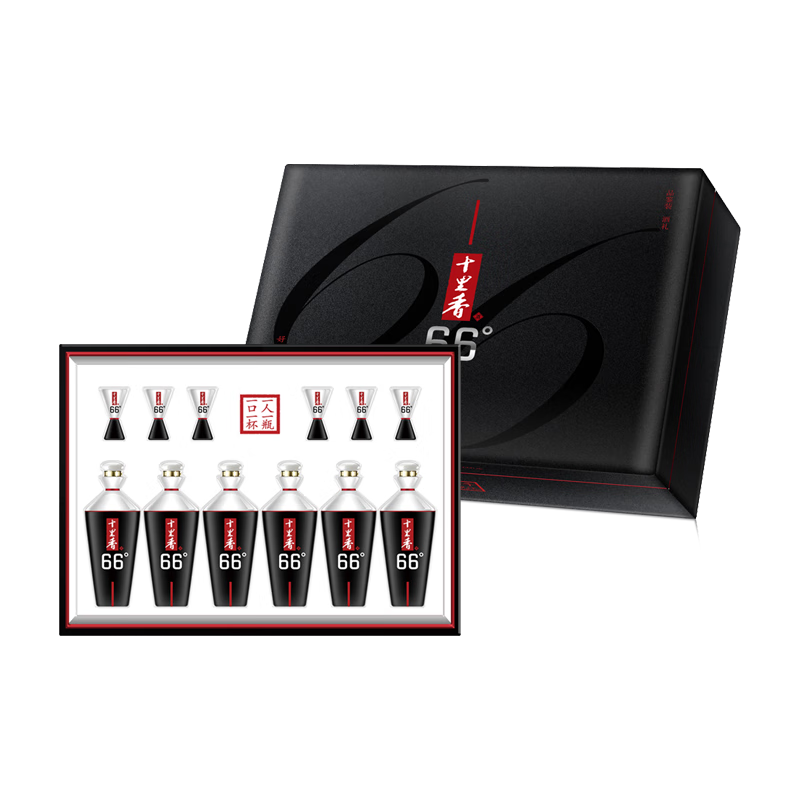 Shilixiang 十里香 66%vol 浓香型白酒 100ml*6瓶 礼盒装
