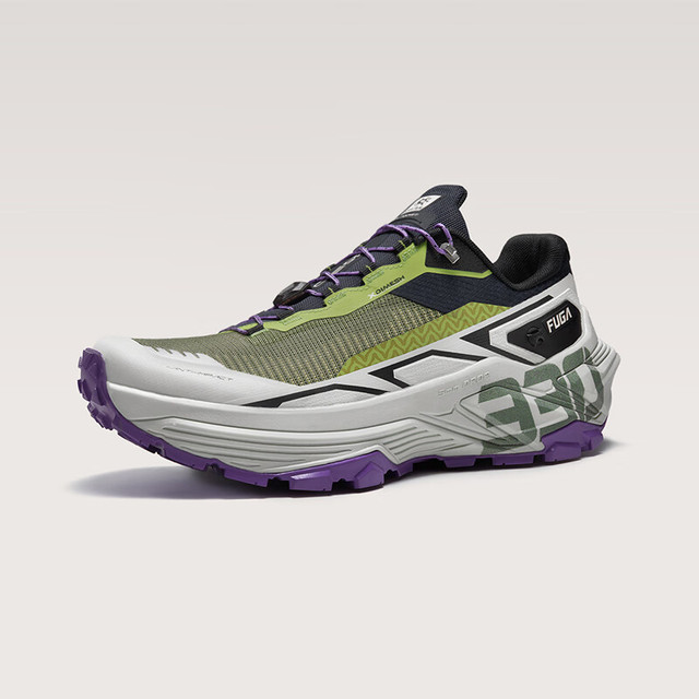 凯乐石 FUGA EX330 2代凯乐石秋冬透气运动跑山女鞋户外登山徒步防滑越野跑鞋 鹦鹉绿