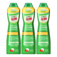 金鹿嫩绿宝多功能清洁乳400g*3瓶厨房油污浴室马桶瓷砖小白鞋去污清洁剂