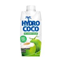 HydroCoco100%纯椰子水椰青汁无糖含电解质运动饮料NFC12瓶装