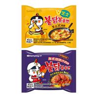 韩国三养火鸡面超辣方便面奶油甜辣炸鸡拌面组合多口味10袋装速食