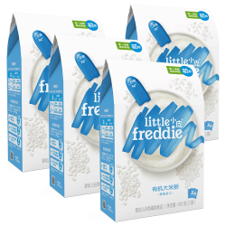 LittleFreddie Little Freddie）米粉高铁有机 婴儿宝宝辅食新鲜营养米糊米粉6到12个月以上 【4