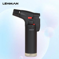 移动端、京东百亿补贴：雷曼 LEHMAN 黑色防风打火机 601焊枪打火机单件