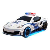 索迪儿童玩具男孩警车合金玩具车保时捷小汽车模型仿真回力车