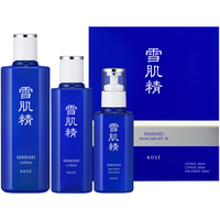 雪肌精(SEKKISEI)经典型水乳大套装 360ml水+140ml乳 +赠200ml化妆水保湿 七夕礼盒