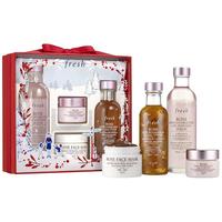 fresh 馥蕾诗 玫瑰水润亮泽礼盒 (玫瑰花瓣水100ml+保湿面霜15ml+双萃精华100ml+保湿面膜30ml)