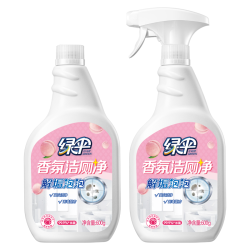 绿伞 蜜桃香氛马桶瓷砖清洁剂洁厕灵 杀菌率99.9% 600g*2瓶