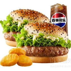 牛鱼虾堡双主食4件套兑换券·1张 1次券