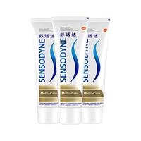 SENSODYNE舒适达 多效护理感牙膏套装 4支装 缓解牙齿敏感350g(100g×3+赠便携装50g×1)(赠 多效护理套装340g