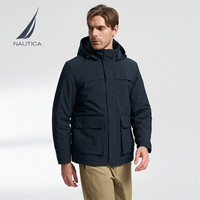 诺帝卡(NAUTICA) 【防轻溅水】男装秋冬派克休闲厚外套棉服男JE3406 卡其色2BD M