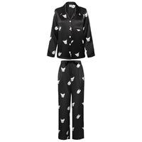 88VIP：野兽派 THEBEAST野兽派明星同款日进斗金小奶狗真丝睡衣男女可外穿家居服